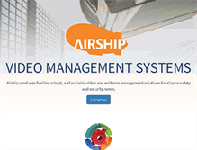 Tablet Screenshot of airshipdvr.com